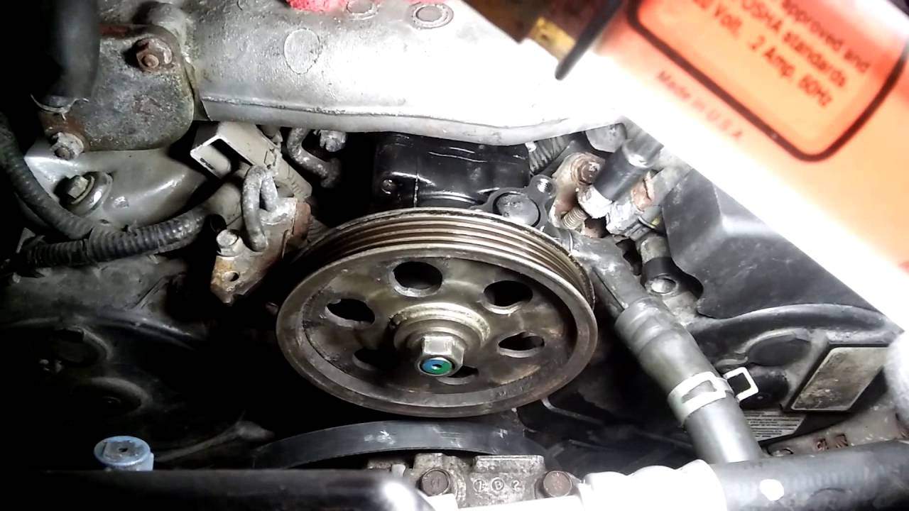 2002 Honda Odyssey Power Steering Pump Guide Driving