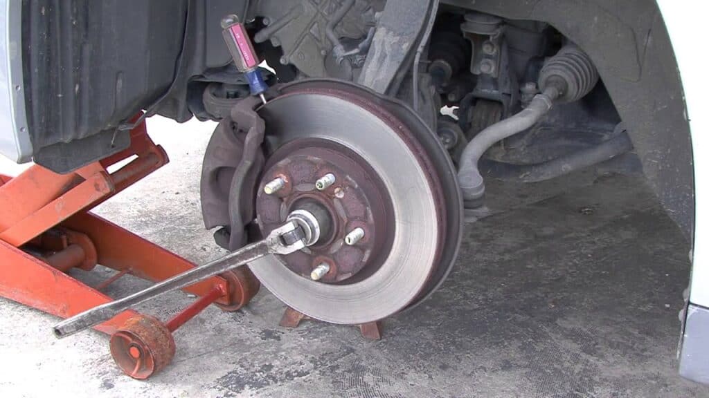 Removing The Axle Nut
