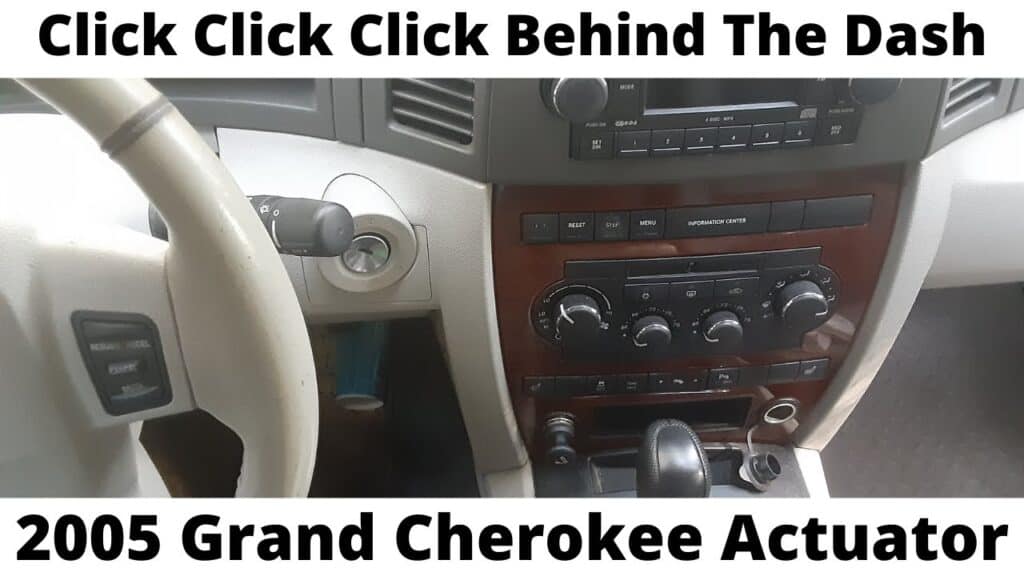 2005 jeep grand cherokee clicking noise in dash