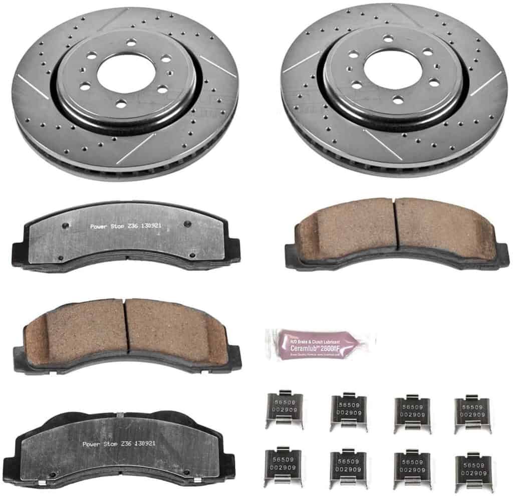 Power Stop K3167-36 Z36 Truck & Tow Front Brake Kit